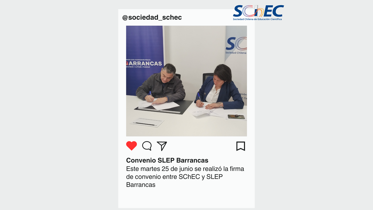 Firma convenio con SLEP Barrancas